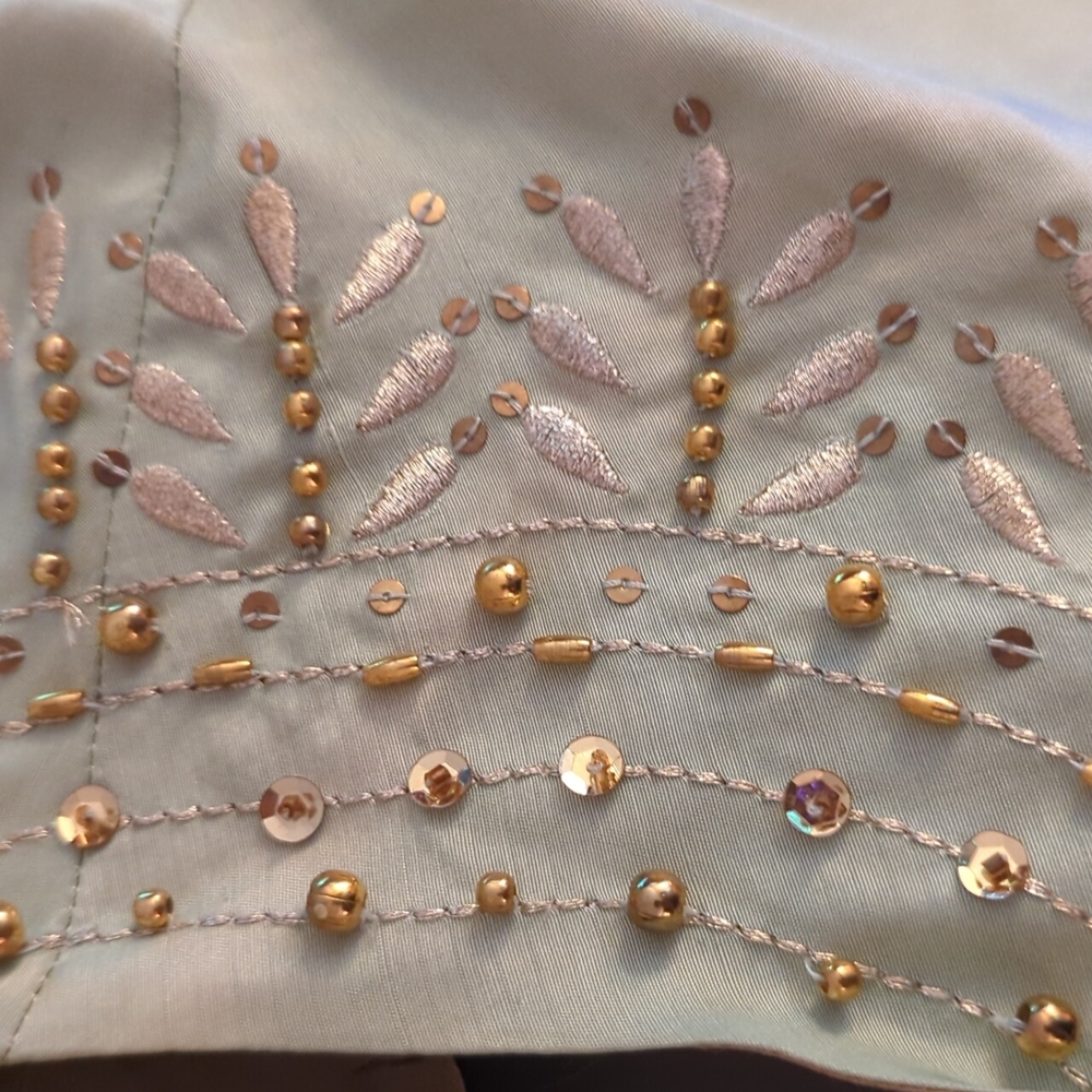 Linea by Louis Dell'Olia beaded sequined and embroidered jacket. Women's size 1X - Picture 8 of 8